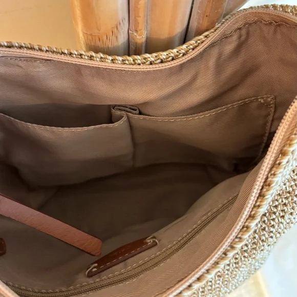the sak Perfect Woven Tan Shoulder Bag - Picture 5 of 6